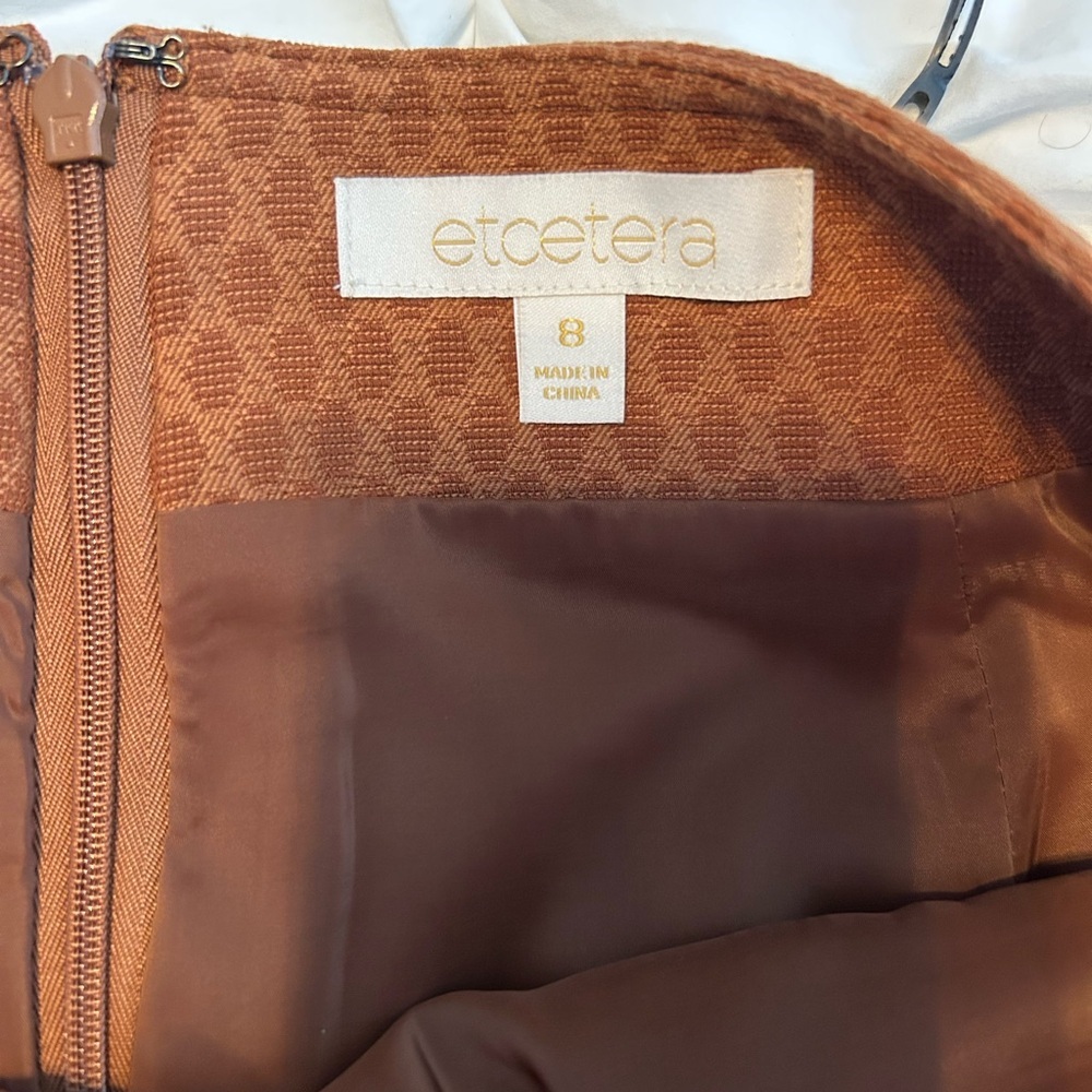 Etcetera Nutmeg Brown Horse Bit/Gold Accents - Picture 7 of 9